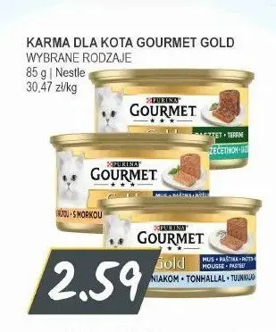 Karma dla kota Gourmet Gold pasztet z indykiem promocja w Słoneczko