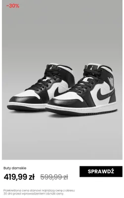 Buty damskie Jordan Air Jordan 1 promocja w NIKE