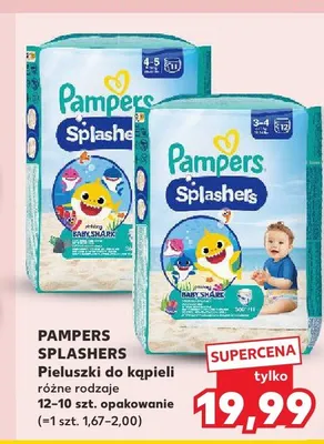 Pieluszki do kąpieli PAMPERS SPLASHERS 3-4 promocja w Kaufland