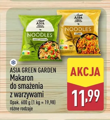 Makaron do smażenia z warzywami Coconut & Lemongrass Asia Green Garden promocja w Aldi