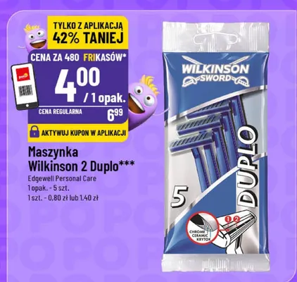 Maszynka Edgewell Personal Care 2 Duplo promocja w POLOmarket