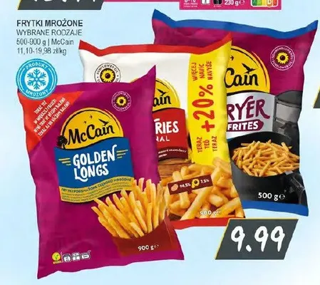 Frytki mrożone McCain Crinkle Fries promocja w Słoneczko