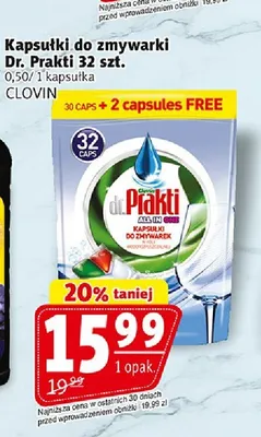 Kapsułki do zmywarki Dr. Prakti 32szt. promocja w Prim Market
