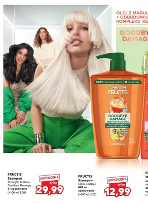 Szampon do włosów Garnier Fructis Strength & Shine promocja w Kaufland