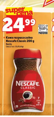 Kawa rozpuszczalna Nescafe Classic promocja w TOPAZ