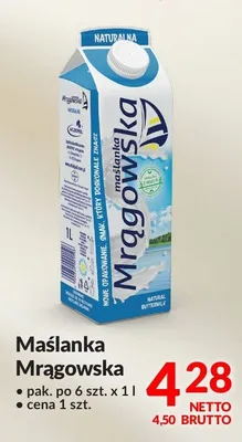Maślanka Mrągowska naturalna promocja w Makro