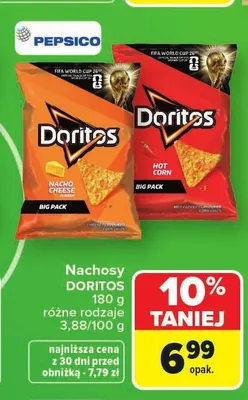 Nachosy DORITOS promocja w Carrefour Market