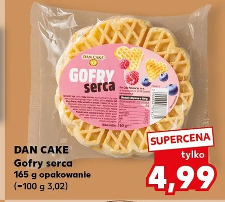 Gofry serca Dan Cake promocja w Kaufland