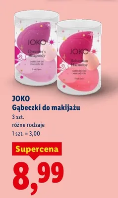 Gąbeczki do makijażu 3 szt. promocja w Lidl
