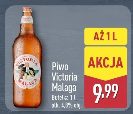 Piwo Victoria Malaga promocja w Aldi
