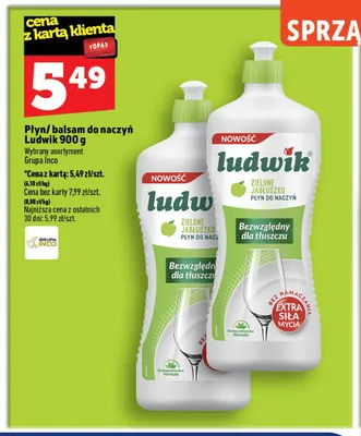 Płyn do naczyń Ludwik promocja w TOPAZ