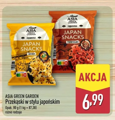 Przekąski w stylu japońskim teriyaki Asia Green Garden promocja w Aldi