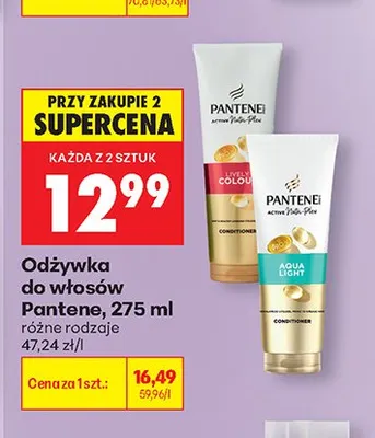 Odżywka do włosów Pantene promocja w Biedronka