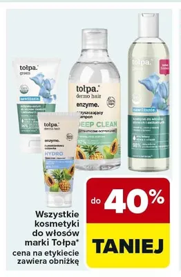 Kosmetyki do włosów Tołpa promocja w Carrefour Market