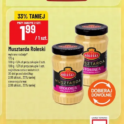 Musztarda Roleski promocja w POLOmarket