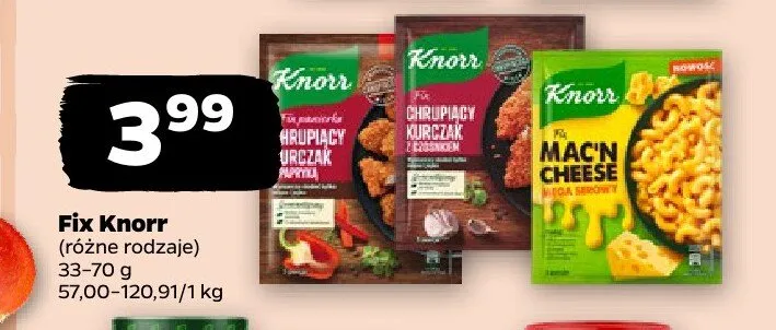 Fix Knorr Mac 'N Cheese mega serowy promocja w Netto