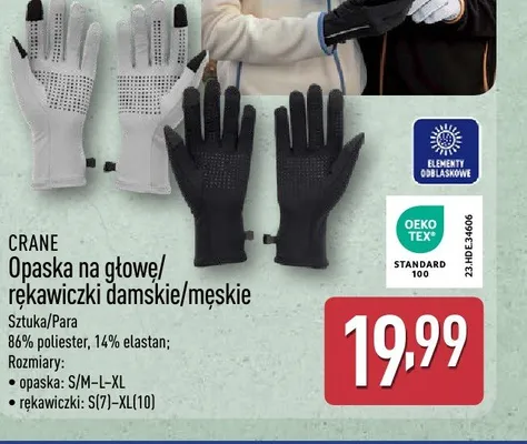 Rękawiczki męskie promocja w Aldi