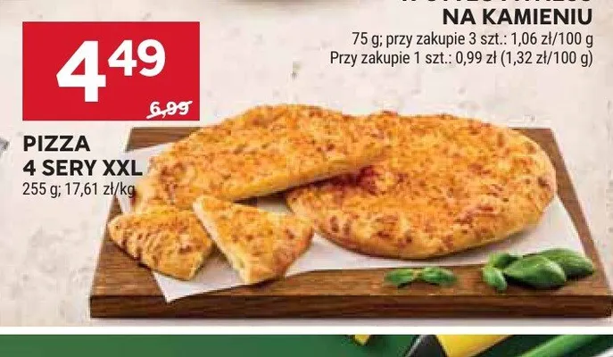 Pizza 4 sery XXL promocja w Stokrotka