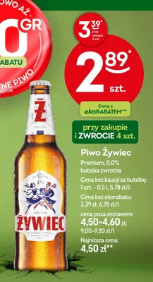 Piwo Premium 0,0% promocja w Żabka