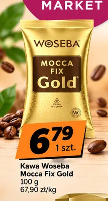 Kawa mielona Woseba Mocca Fix Gold promocja w emma MARKET
