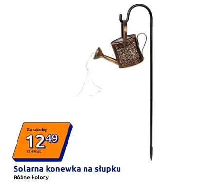 Solarna konewka na słupku promocja w Action