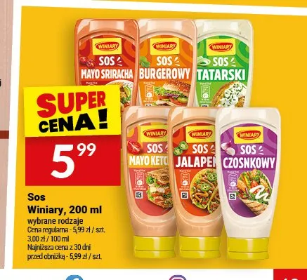 Sos Czosnkowy Winiary promocja w Twój Market