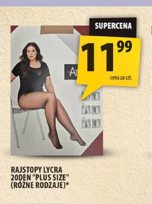 Rajstopy Lycra 20DEN Plus Size promocja w Arhelan