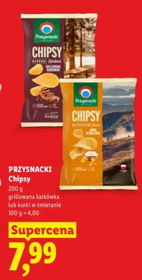 Chipsy Przysnacki grillowana karkówka promocja w Lidl