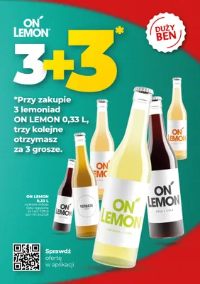 Lemoniada On Lemon promocja w Duży Ben