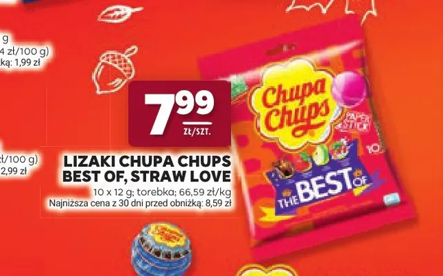Lizaki Chupa Chups Best Of 10-pak promocja w Stokrotka