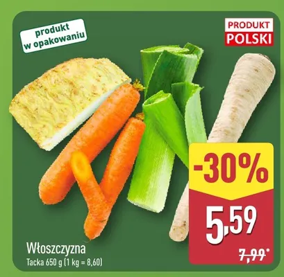 Włoszczyzna Tacka promocja w Aldi