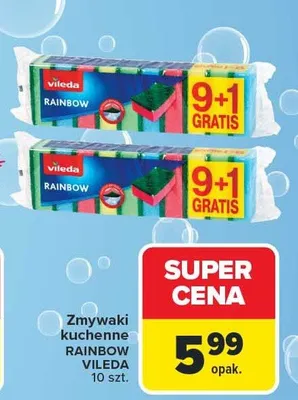 Zmywaki kuchenne Rainbow promocja w Carrefour Market