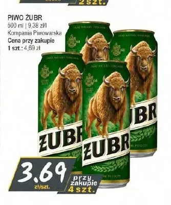 Piwo Żubr promocja w Słoneczko