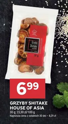 Grzyby shiitake promocja w Stokrotka