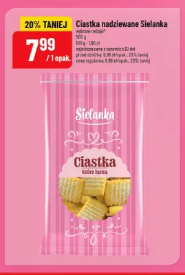 Ciastka nadziewane Sielanka promocja w POLOmarket