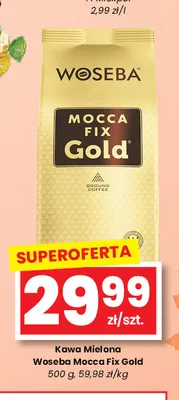 Kawa mielona Woseba Mocca Fix Gold promocja w emma MARKET