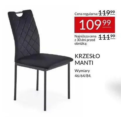Krzesło Manti promocja w Abra Meble