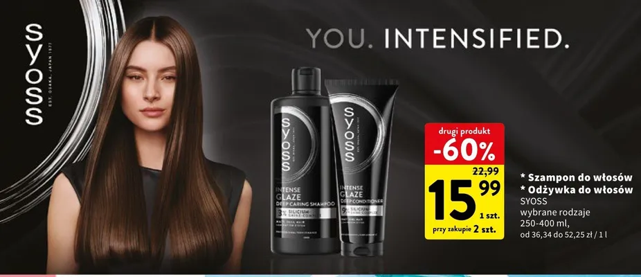 Szampon do włosów SYOSS promocja w Intermarche