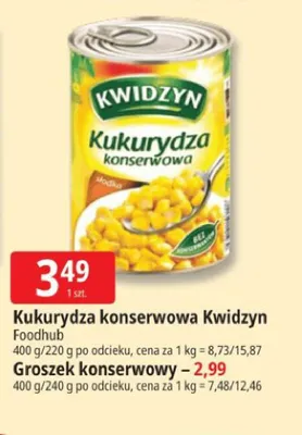 Groszek konserwowy Kwidzyn promocja w Leclerc