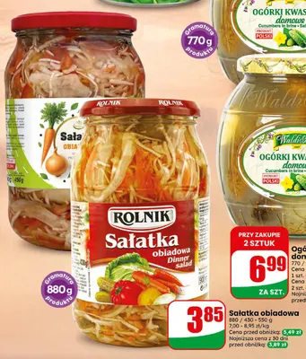 Sałatka obiadowa Rolnik promocja w Dino