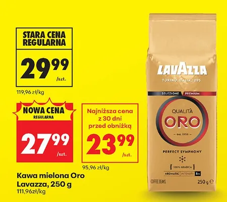Kawa mielona Lavazza Qualità Oro promocja w Biedronka