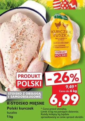 Kurczak tuszka promocja w Kaufland