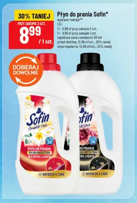 Płyn do prania Sofin Complete Care Black & Dark promocja w POLOmarket