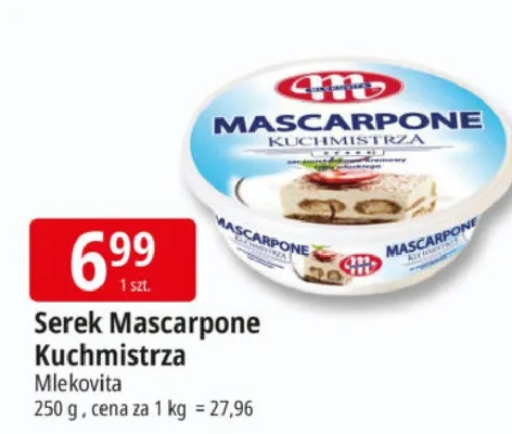 Serek Mascarpone Kuchmistrza promocja w Leclerc