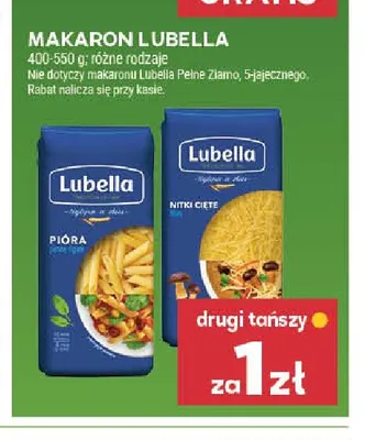 Makaron Lubella Pióra promocja w Stokrotka