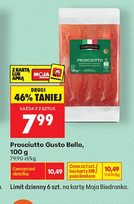 Prosciutto Gusto Bello promocja w Biedronka