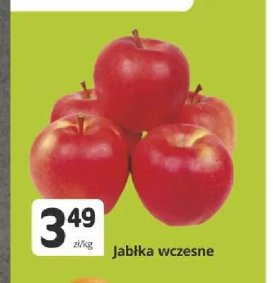 Jabłka wczesne promocja w Marketvita