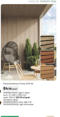 Panel lamelowy Fronto SVP 06  promocja w Castorama