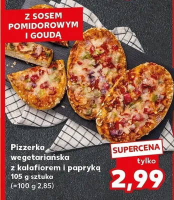 Pizzerka wegetariańska z kalafiorem i papryką promocja w Kaufland