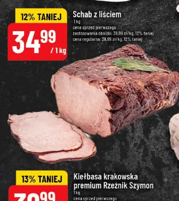 Kiełbasa krakowska premium Rzeźnik Szymon promocja w POLOmarket
